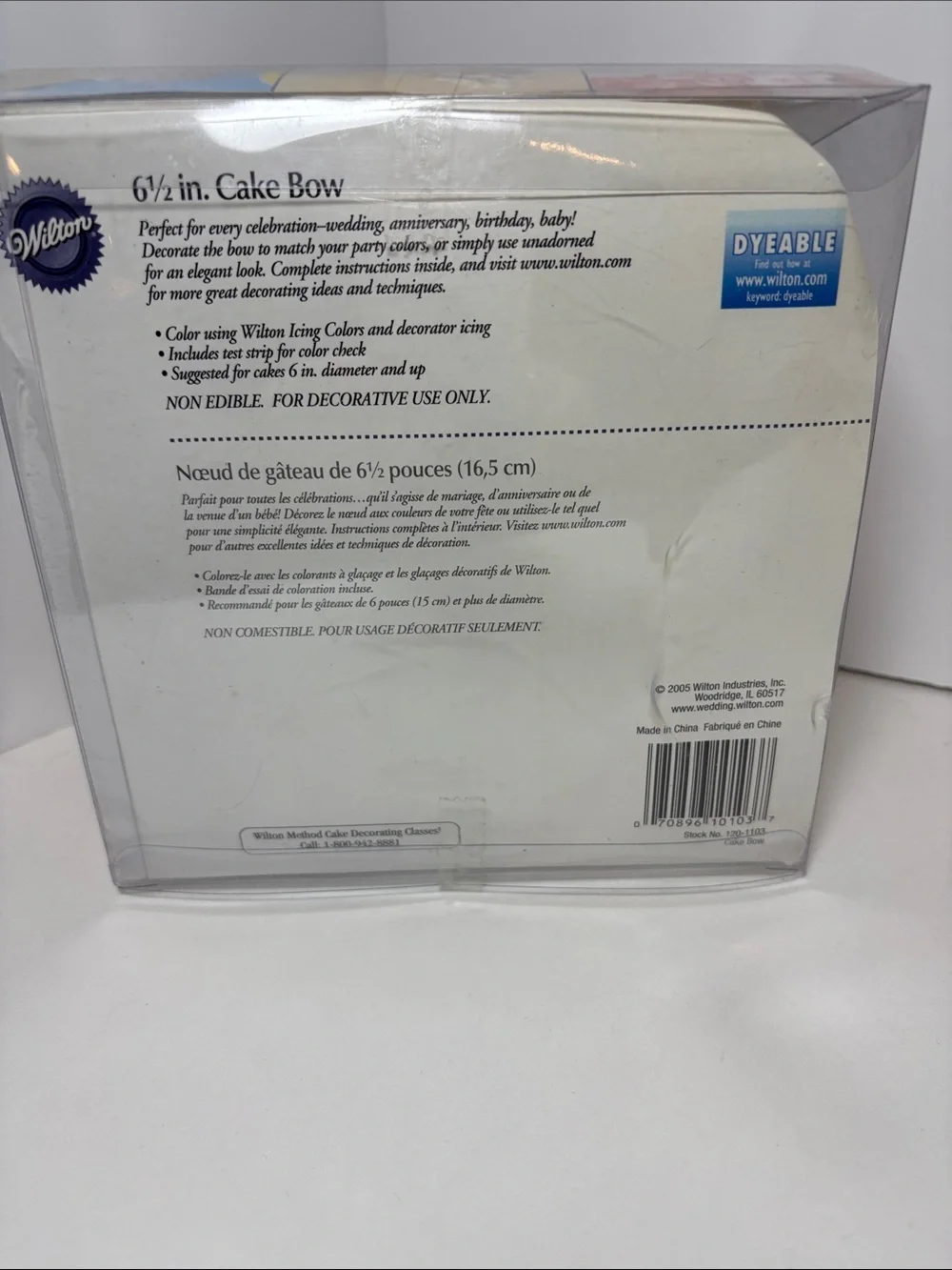 Wilton White Cake Bow & Decorating Accents Kit